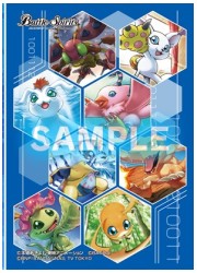 バトスピ　デジモン(青)　スリーブ(バトラーズグッズ同梱品)の画像