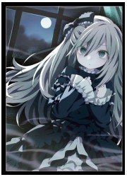 ミッドナイトブルー　屋敷わらし　ミニサイズスリーブ　(イラスト:ただのしかばね)の画像