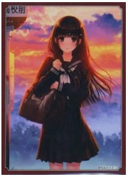 ブロッコリートレカアイテムくじ゛EX スリーブ「神絵祭」和遥キナ「初恋」の画像