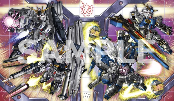 ぱる家 「ν」「FFν」「Hi-ν」「HWS」 ガンダム プレイマット　イラスト:Lilyの画像