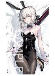 クラスター　FGO　セイバーオルタ(バニー)　プレイマット　(イラスト:光崎)の画像