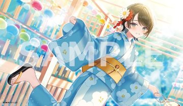 ぱる家 大空スバル(浴衣) プレイマット　イラスト:ミュシャの画像
