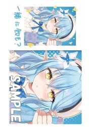 ミッドナイトブルー　ラミィ　チェキ風プレイマット　(イラスト:穂俵こごめ)の画像