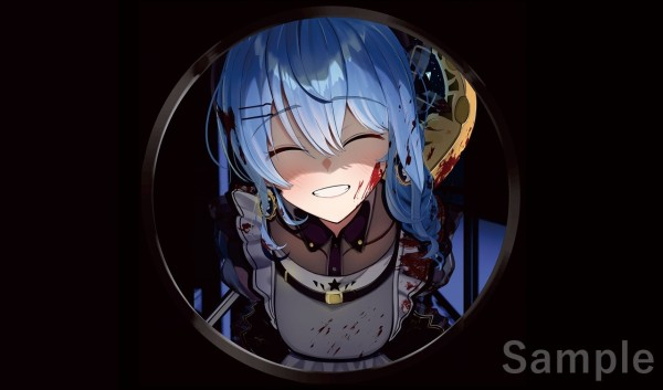 白詰草　ホロライブ　星街すいせい　早く開けてよ　プレイマット　(イラスト:紅あおい)の画像