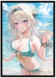 白詰草　崩壊スターレイル　ホタル(水着)　スリーブ　(イラスト:ふわおむ)の画像