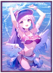白詰草　ブルアカ　聖園ミカ(水着)　スリーブ　(イラスト:あいに)の画像