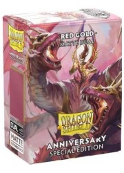 ドラゴンシールド デュアルマット スタンダードサイズ レッドゴールド 100枚の画像