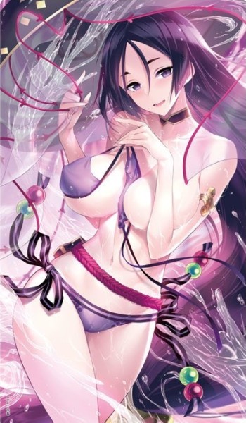 クラスター　水着頼光　プレイマット　(イラスト:光崎)の画像