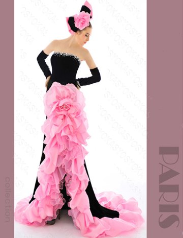 パーティードレス ベルベット　マーメイドライン　グローブ別売り　クリスタルビーズの画像