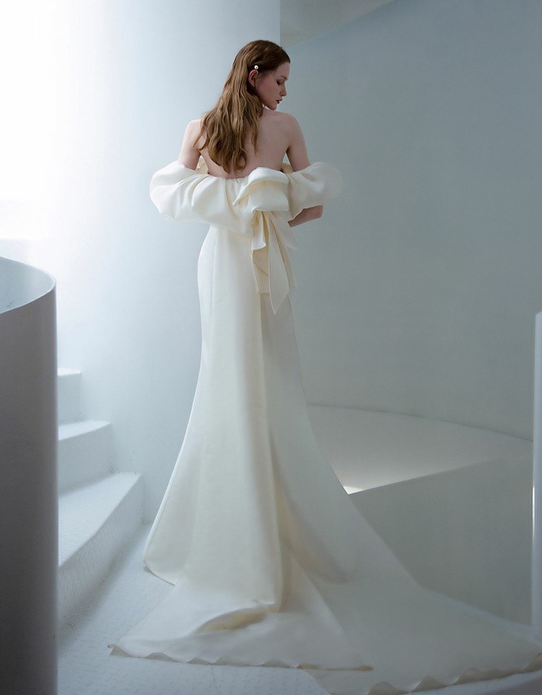 ウェディングドレス フェミニン　マーメイドライン画像