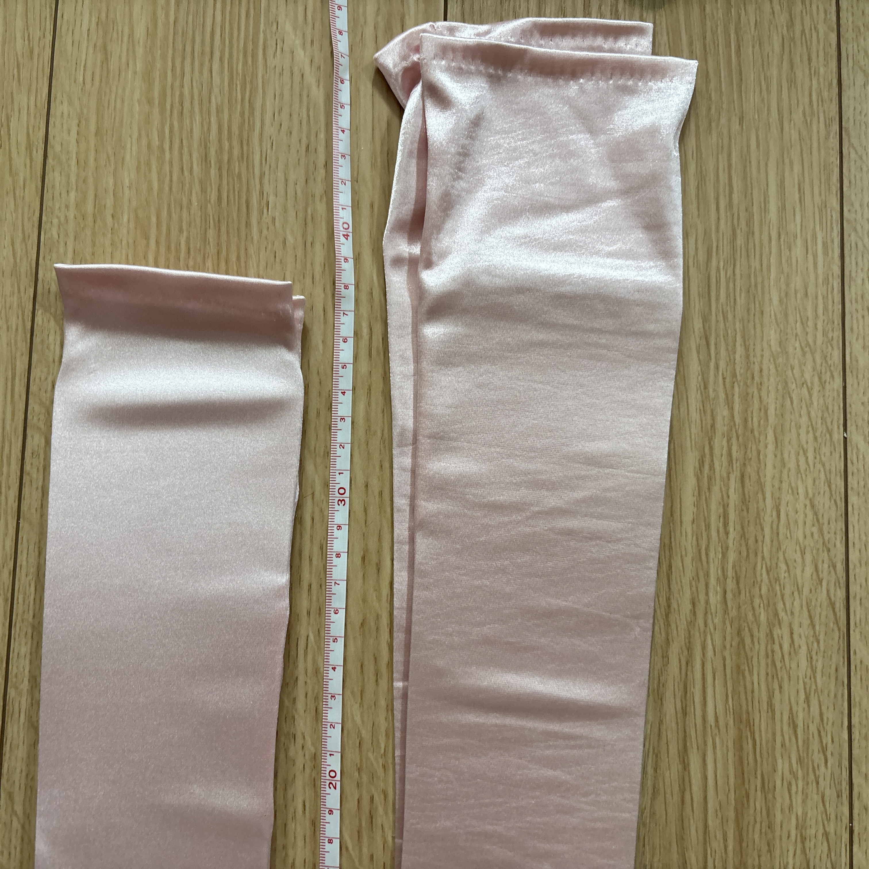 新品２点セット販売！パーティードレス用グローブ ロング丈　カラードレスカラードレス用グローブ各種ピンク系３８ｃｍ４８ｃｍの画像