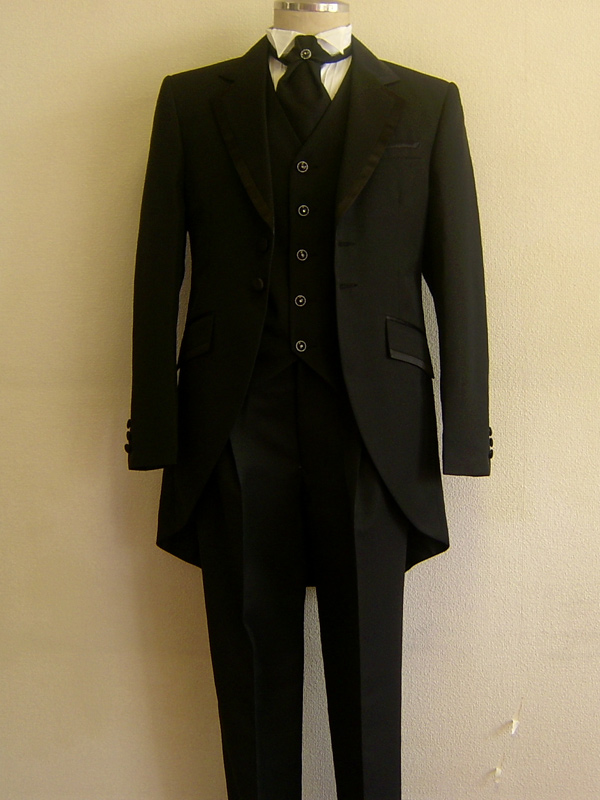 タキシード1式 ベスト付　5点セット 指揮者衣裳にも仕立て可能です要問合せ! の画像