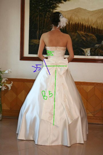 ツートンカラー　結婚式　披露宴　パーティー　ピアノ発表会　コンサート　ドレスの画像