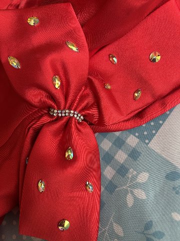 パーティードレス  9号 赤　クリスマスパーティー　マーメイドライン　司会　イベント　カラードレス　記念撮影　スタジオ　舞台　ステージ　コンサート　発表会の画像