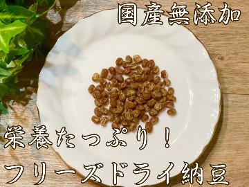 栄養たっぷり！フリーズドライ納豆の画像