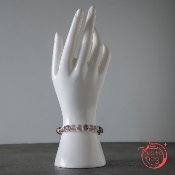 【魔除け・潜在能力・浄化】お守りブレスレット「甘露」スーパーセブン シルバー925 カレンシルバーの画像