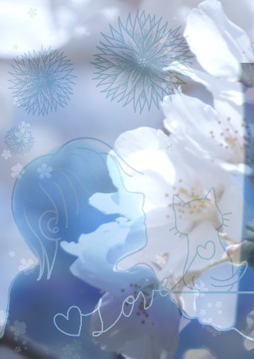 ポストカード　「春」の画像