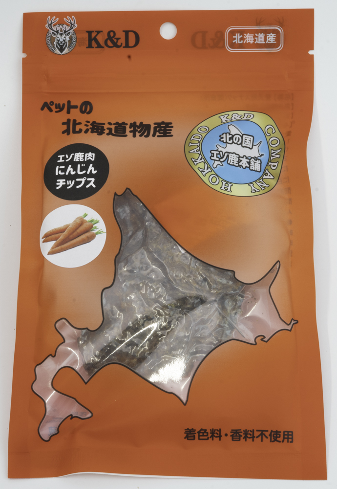 エゾ鹿肉にんじチップスの画像