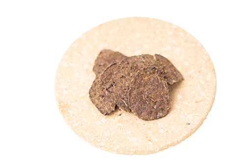 エゾ鹿肉にんじんチップス（グリーントライプ入）の画像