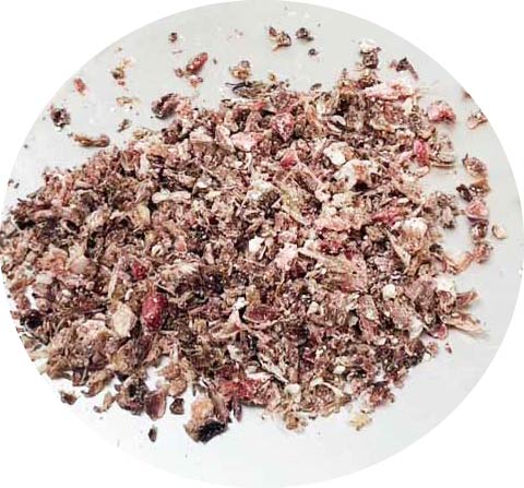 エゾ鹿脊髄粗挽きの画像