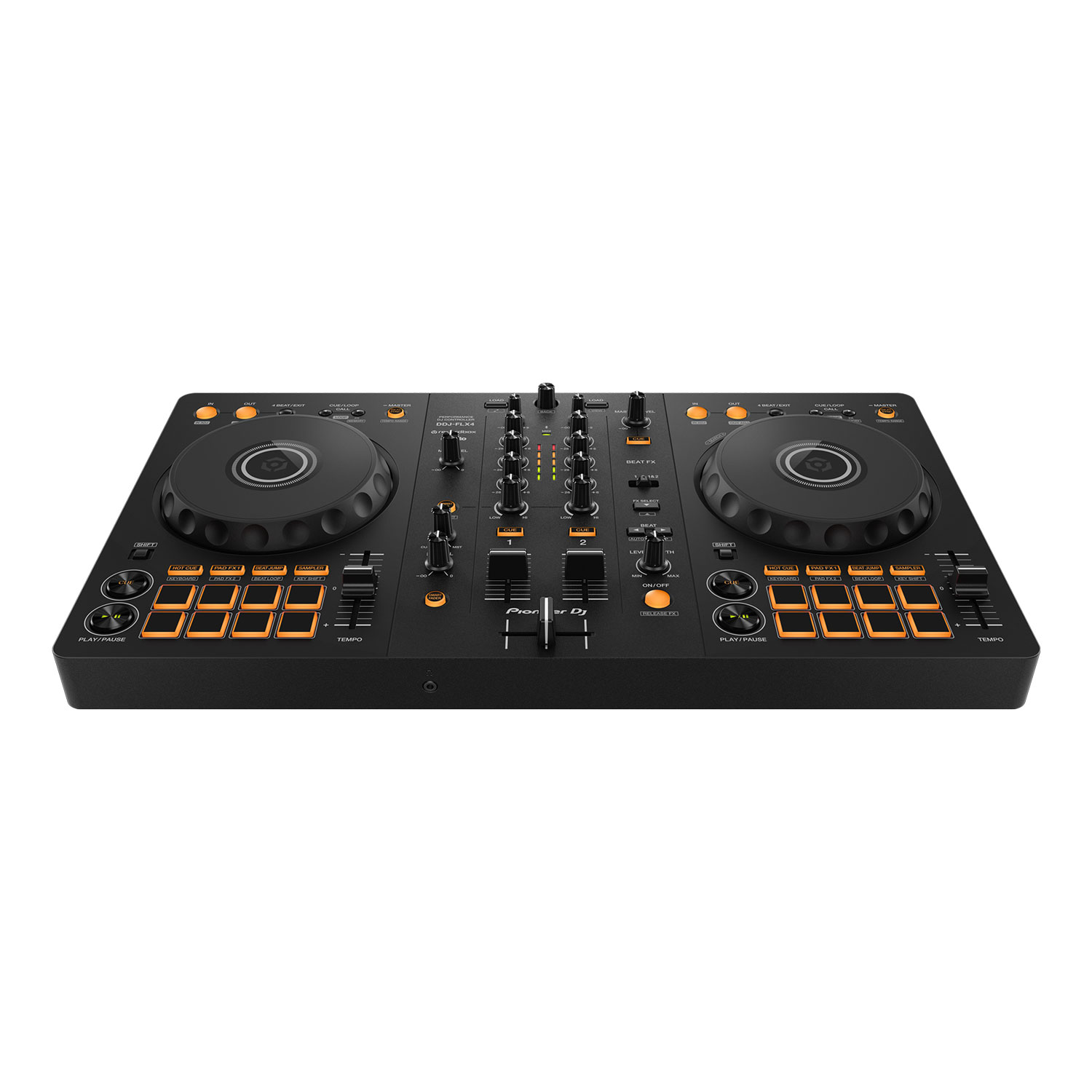 PioneerDJ DJコントローラー DDJ-FLX4 + 教則本 + ダストカバー セット 【DDJ-400後続機種】の画像