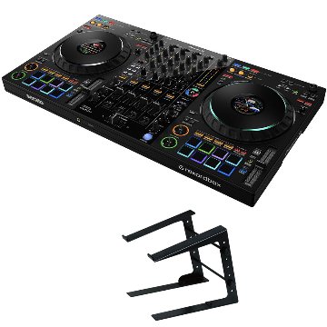 PioneerDJ 4CH DJコントローラー DDJ-FLX10 + PCスタンド セットの画像