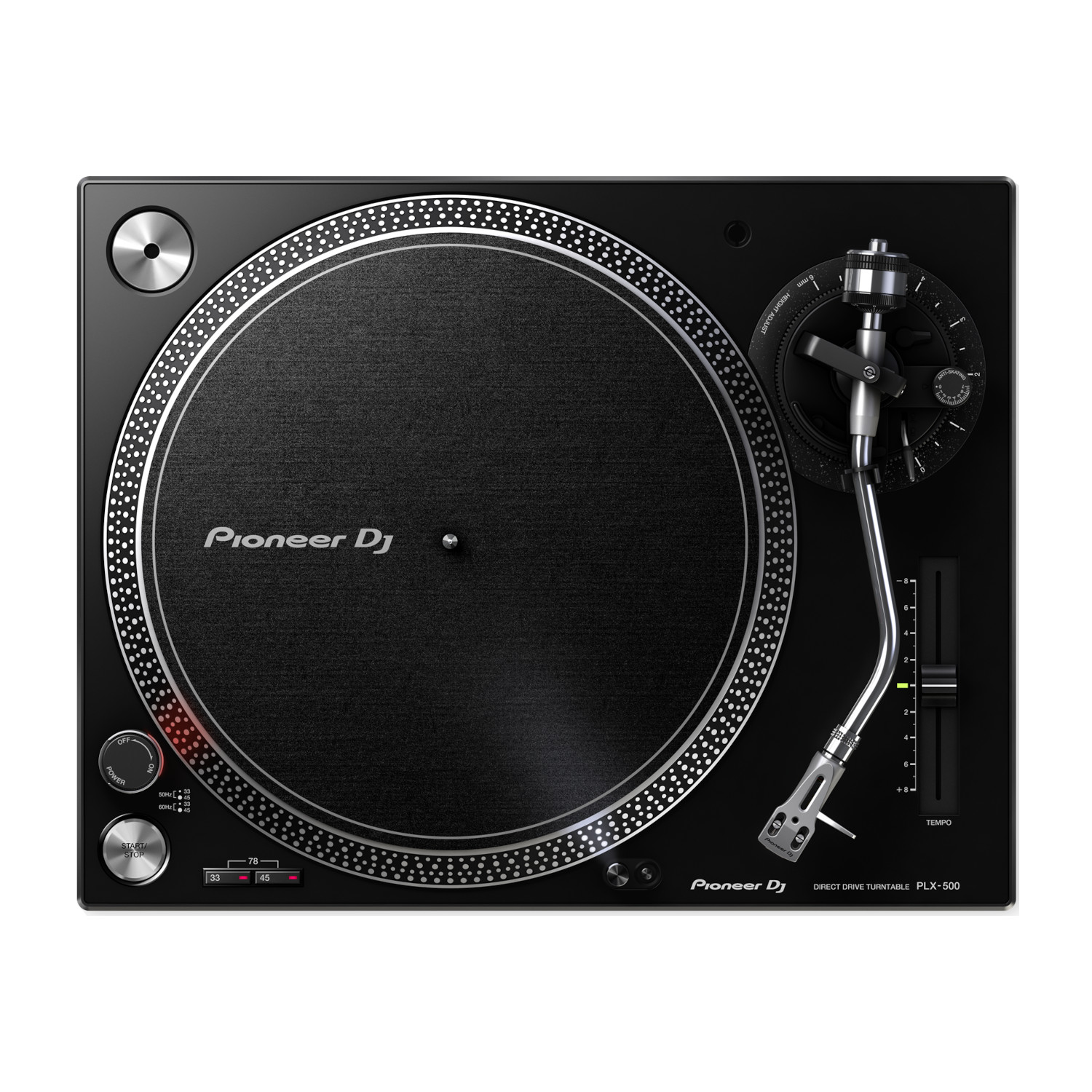 PioneerDJ PLX-500-K ダイレクトドライブターンテーブルの画像