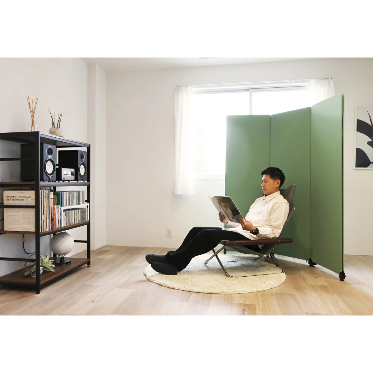 林製作所 オーディオルームパネル GP-03【3枚セット】 吸音 パーティション 【沖縄・離島配送不可】【組み立て式】【メーカー直送品】の画像