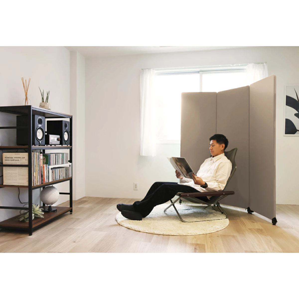 林製作所 オーディオルームパネル GP-03【3枚セット】 吸音 パーティション 【沖縄・離島配送不可】【組み立て式】【メーカー直送品】の画像