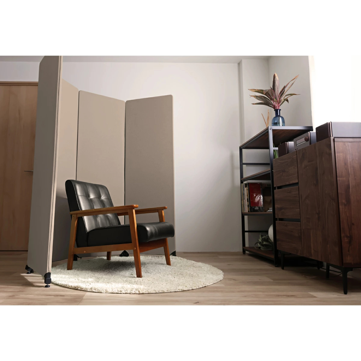 林製作所 オーディオルームパネル GP-04【4枚セット】 吸音 パーティション 【沖縄・離島配送不可】【組み立て式】【メーカー直送品】の画像