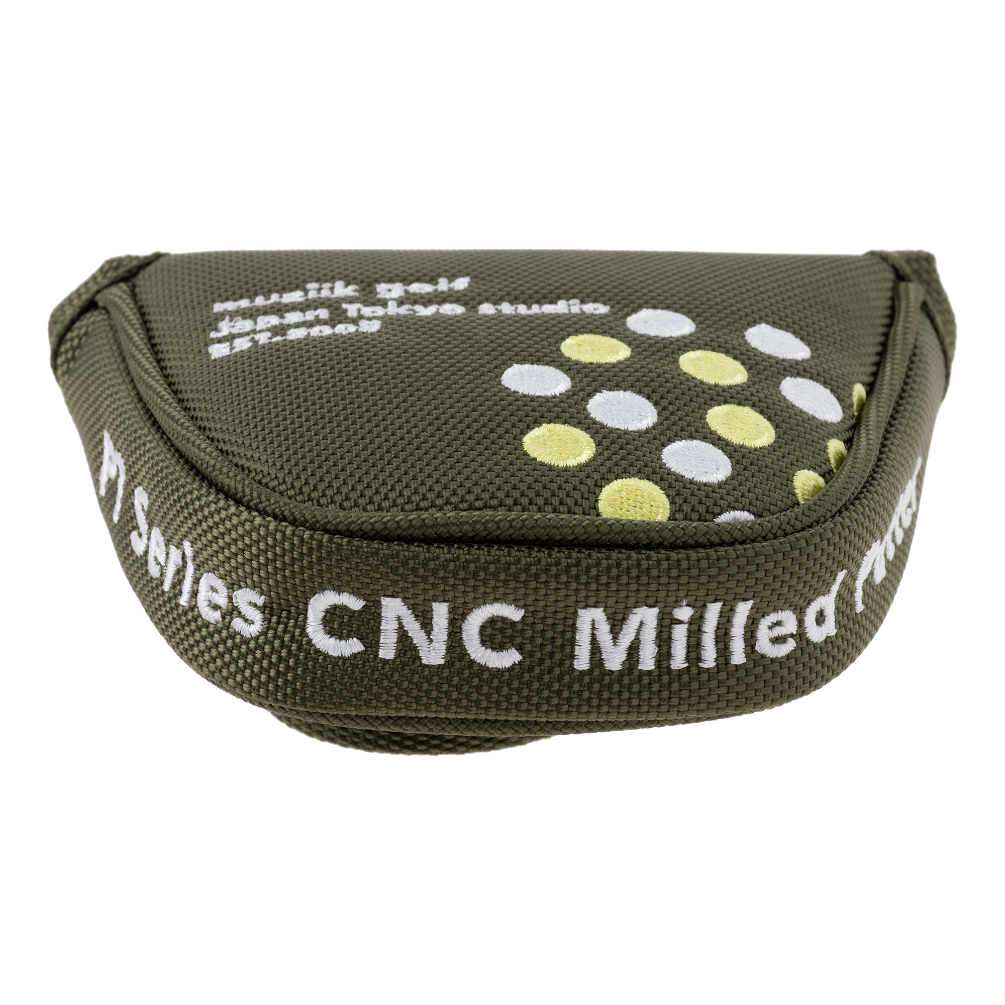 Putter Cover Ballistic Nylon ダブル磁石 オリーブ色の画像