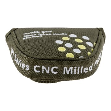 Putter Cover Ballistic Nylon ダブル磁石 オリーブ色の画像