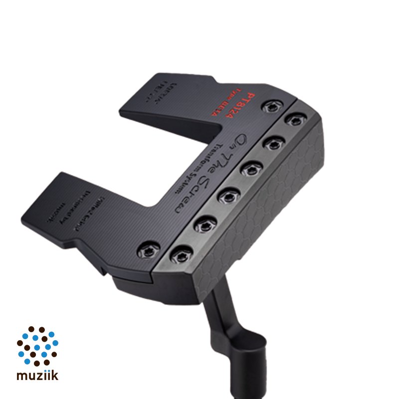 【展示品】PT8124 Transform System Putter 純正スチール　スクエアテーパレス黒　34インチの画像