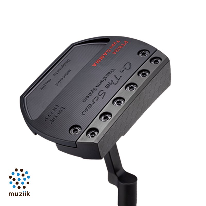 【展示品】PT8124 Transform System Putter 純正スチール　スクエアテーパレス黒　34インチの画像