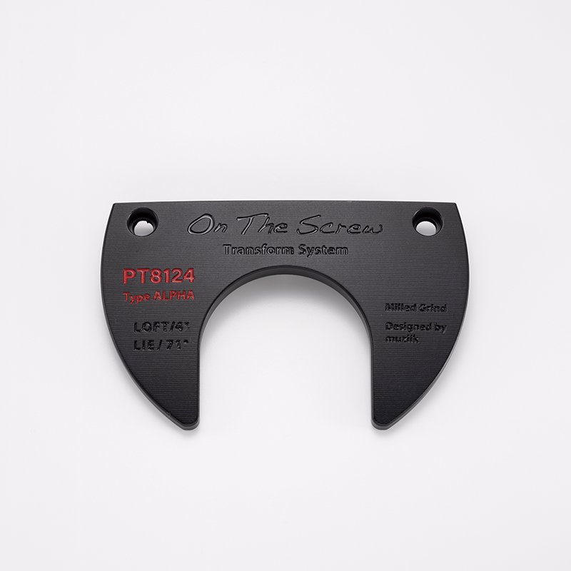 【展示品】PT8124 Transform System Putter 純正スチール　スクエアテーパレス黒　34インチの画像
