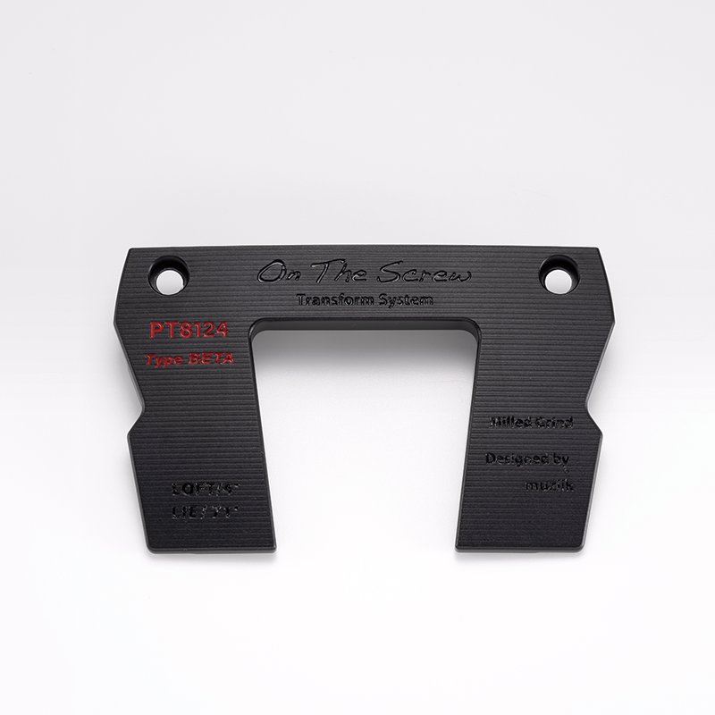 【展示品】PT8124 Transform System Putter 純正スチール　スクエアテーパレス黒　34インチの画像