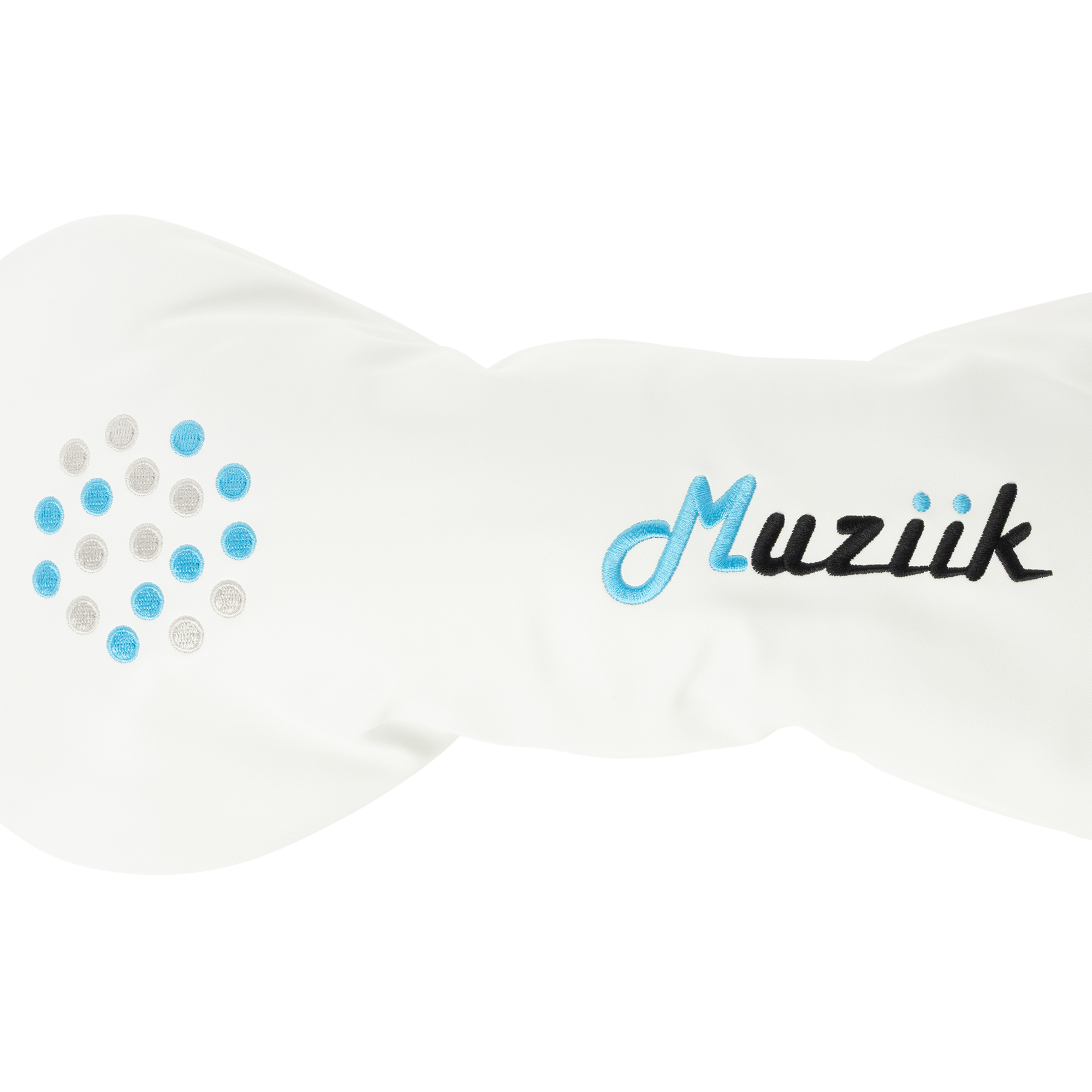 Muziikヘッドカバー ホワイトの画像