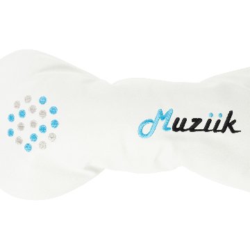 Muziikヘッドカバー ホワイトの画像