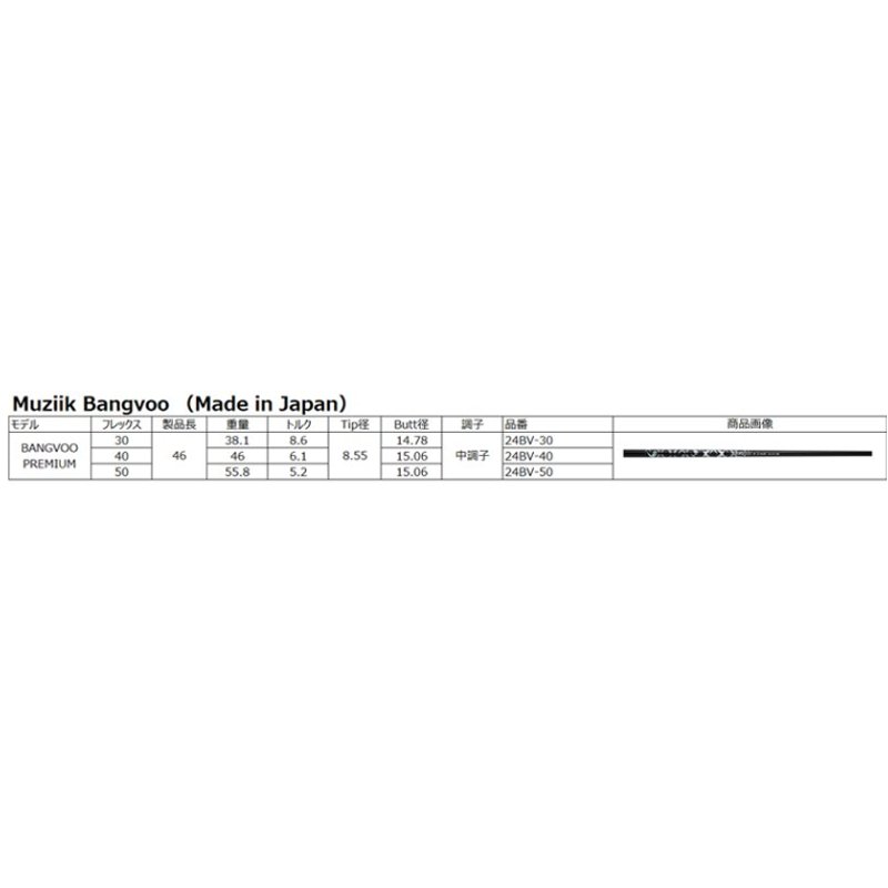 Black Xspire　Fairway Wood #3#5【Muziik純正品】の画像