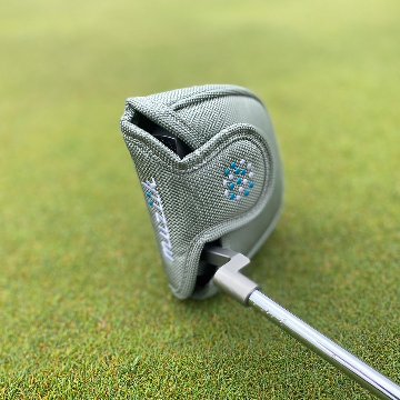 Putter Cover Ballistic Nylon ダブル磁石 ドーム型ゴルフマーカー付きの画像