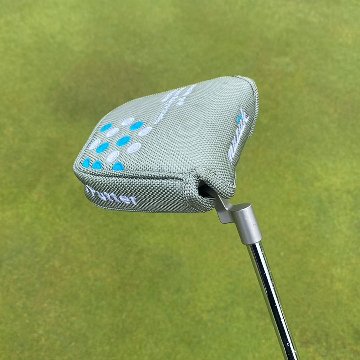 Putter Cover Ballistic Nylon ダブル磁石 ドーム型ゴルフマーカー付きの画像