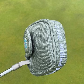 Putter Cover Ballistic Nylon ダブル磁石 ドーム型ゴルフマーカー付きの画像