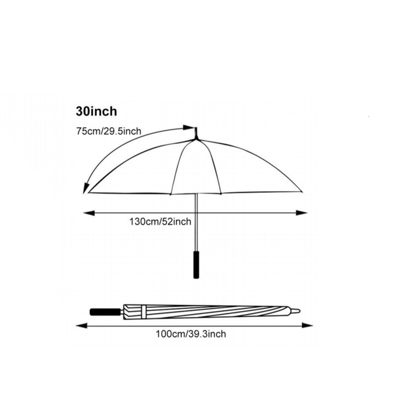 ムジーク　オリジナル晴雨兼用傘　all-weather umbrella　30インチ　ポーチ付き【予約販売７月末入荷予定】の画像