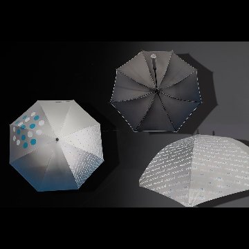 ムジーク　オリジナル晴雨兼用傘　all-weather umbrella　30インチ　ポーチ付きの画像
