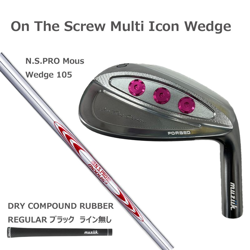 On The Screw Multi Icon Wedge　48°　Modusウェッジ105　DCR黒 の画像