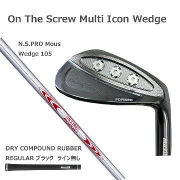 On The Screw Multi Icon Wedge　48°　Modusウェッジ105　DCR黒 の画像