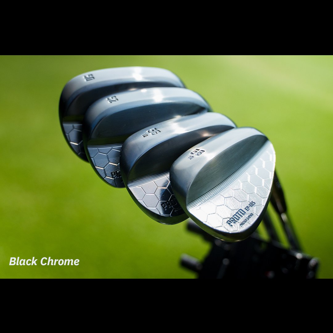 Muziik Proto Wedge 50/52/54/56/58 （ブラッククロムサテン