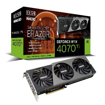 ELSA GeForce RTX 4070 Ti ERAZORの画像