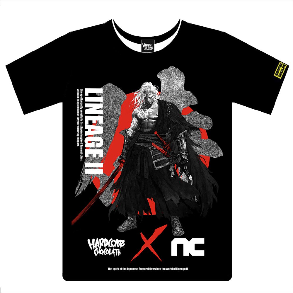リネージュII×ハードコアチョコレート コラボTシャツの画像