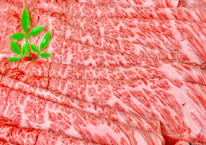 雪降り和牛　特上牛ロース　すき焼き・しゃぶしゃぶ用400gの画像